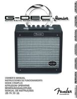 Fender G-DEC-Junior - Owners Manual